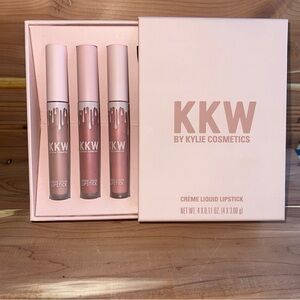 Kylie Cosmetics Crème  Lipstick Set Nude Shades KIM KIMMIE KIMBERLY SHADES